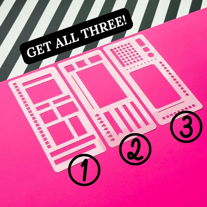 PlanSculpt™ Creative Stencil Notebook