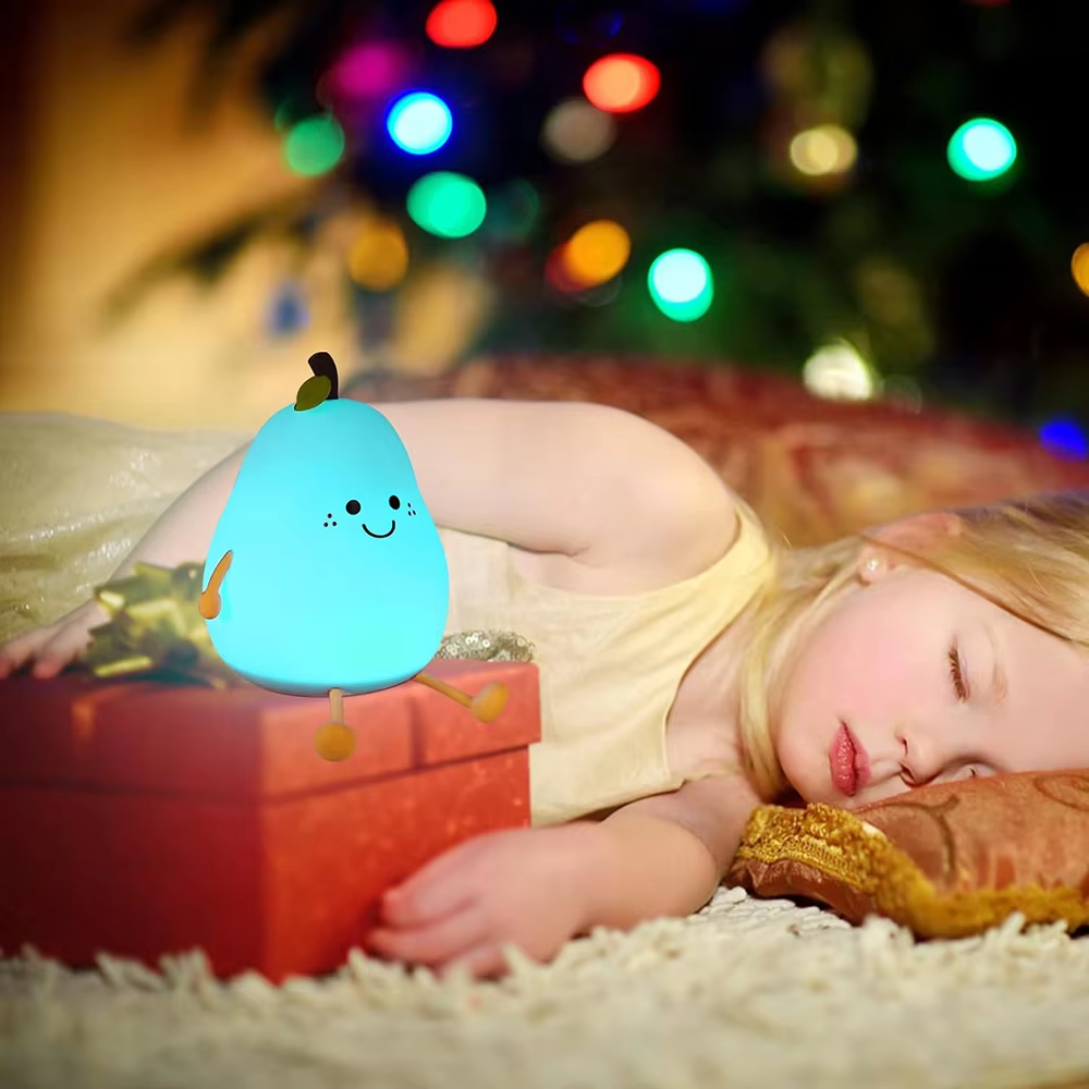 Weiche Silikon-Nachttischlampe – USB aufladbar & Kindgerecht