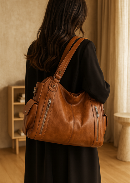 Avera™ – Soft Leather Shoulder Bag