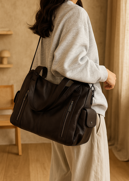 Avera™ – Soft Leather Shoulder Bag