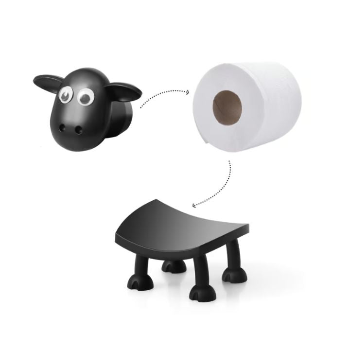 SheepiRoll™ – Sheep-Shaped Toilet Paper Holder 1+1 FREE