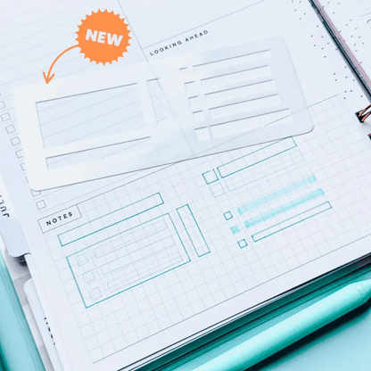 PlanSculpt™ Kreativ-Schablonen-Notizbuch