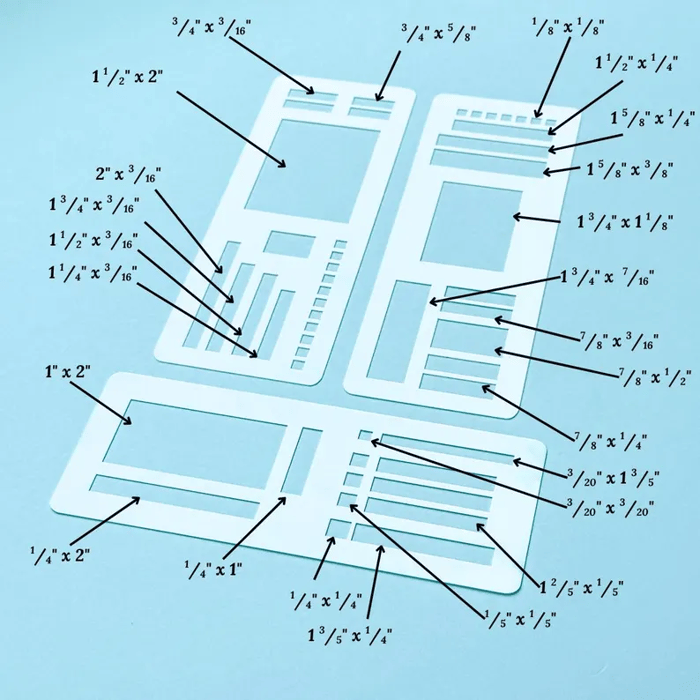 PlanSculpt™ Kreativ-Schablonen-Notizbuch