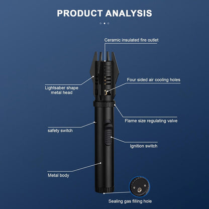 FlameSaber™ – Sturmgeschütztes Laserschwert-Feuerzeug