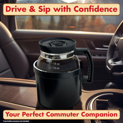 BrewEra™ Retro Glas Kaffeetasse