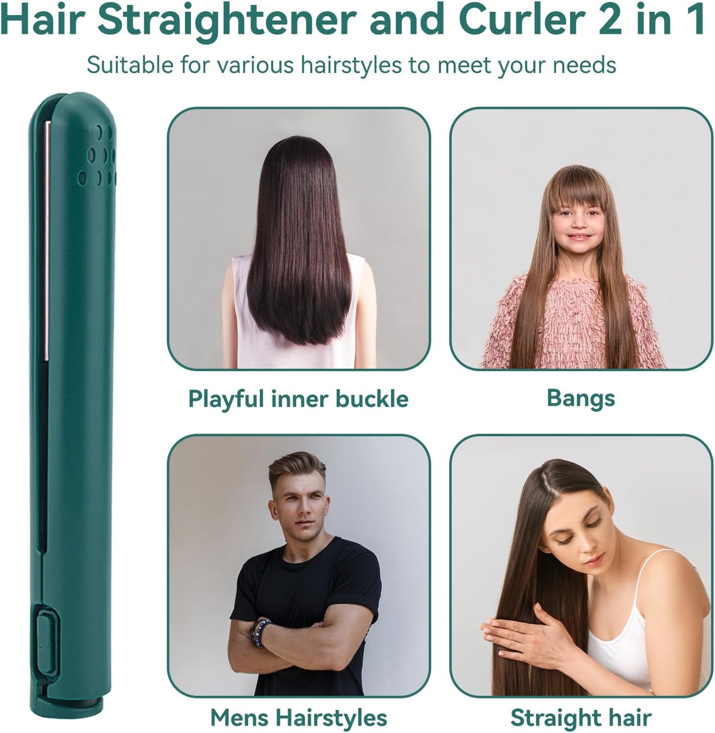 Curluxe™ – Mini 2-in-1 Locken- & Glättungseisen