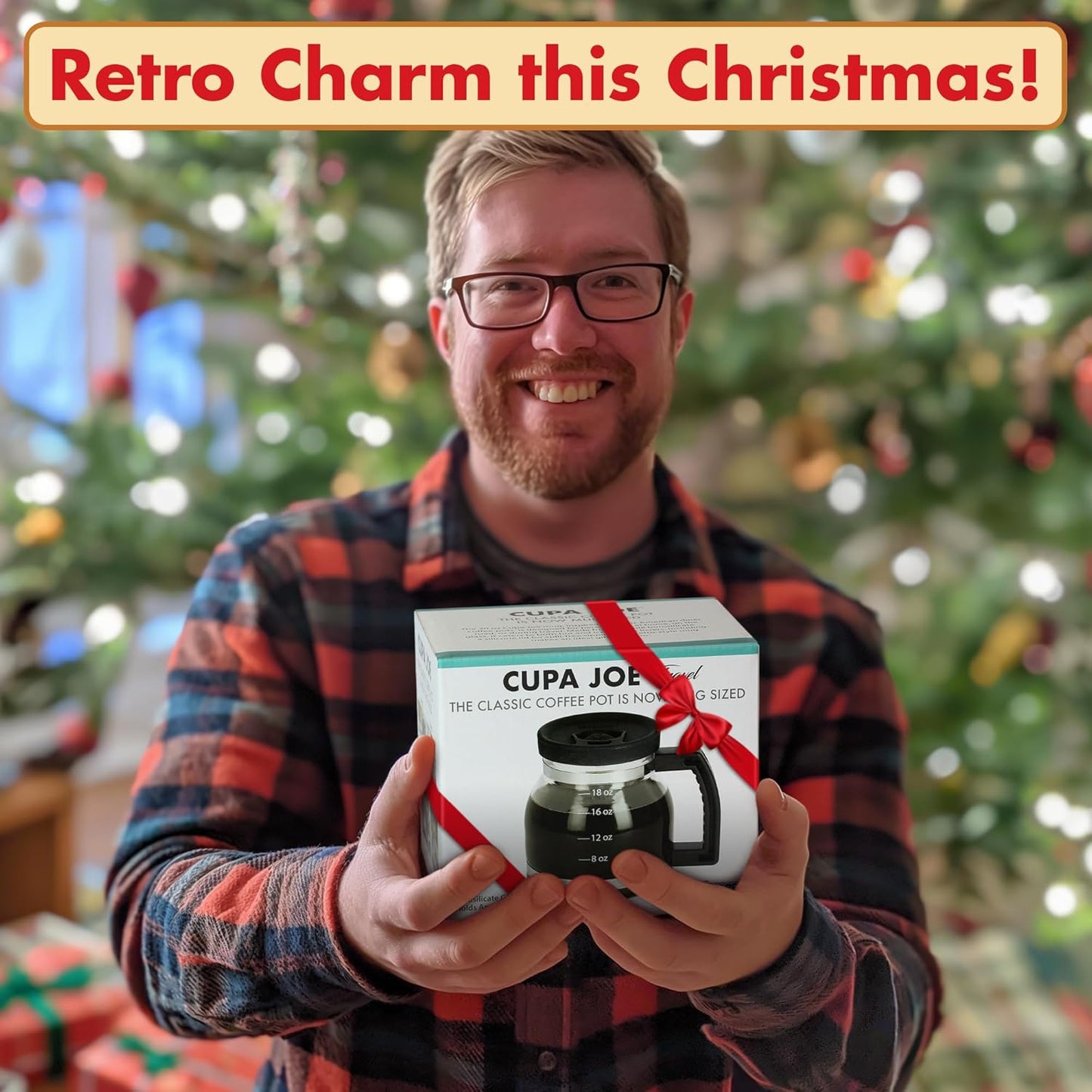 BrewEra™ Retro Glas Kaffeetasse