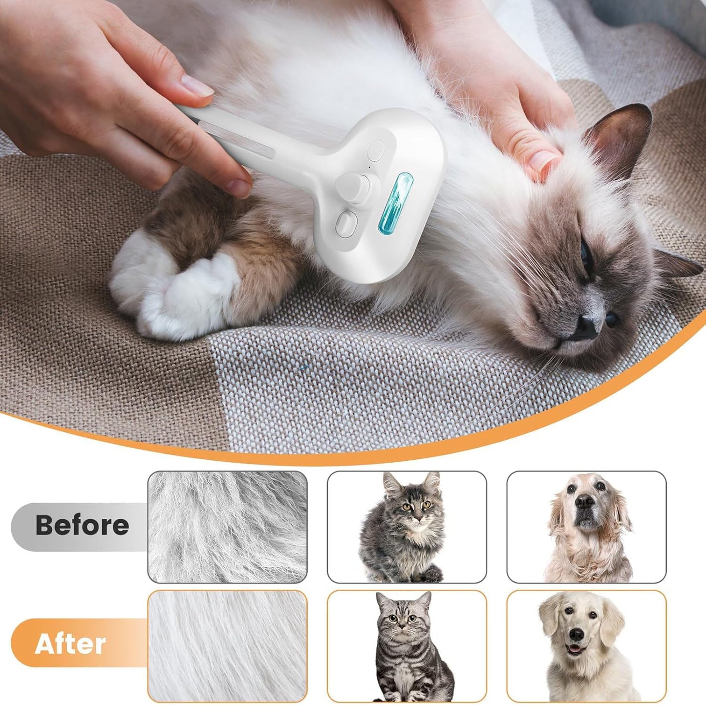 Pawlish™ – Pet Grooming Brush for a Healthy, Happy Coat