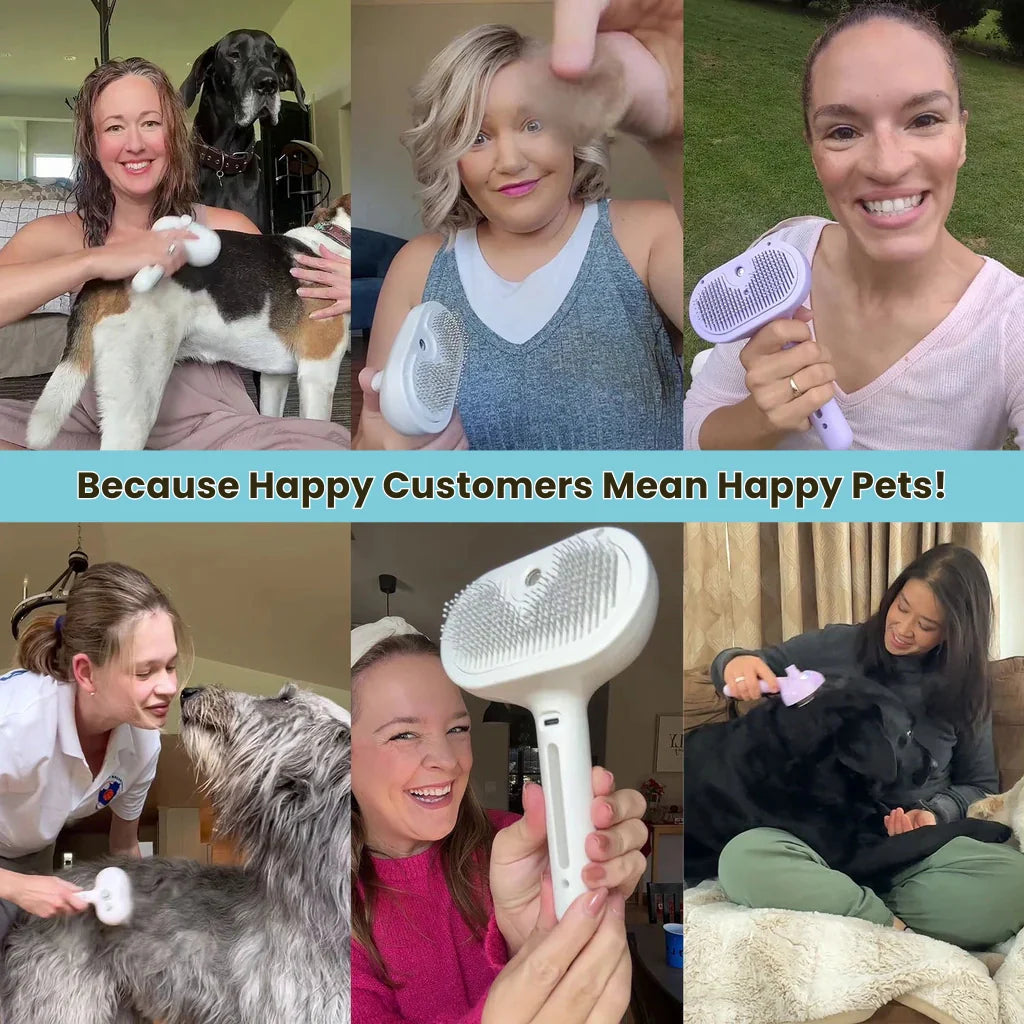 Pawlish™ – Pet Grooming Brush for a Healthy, Happy Coat