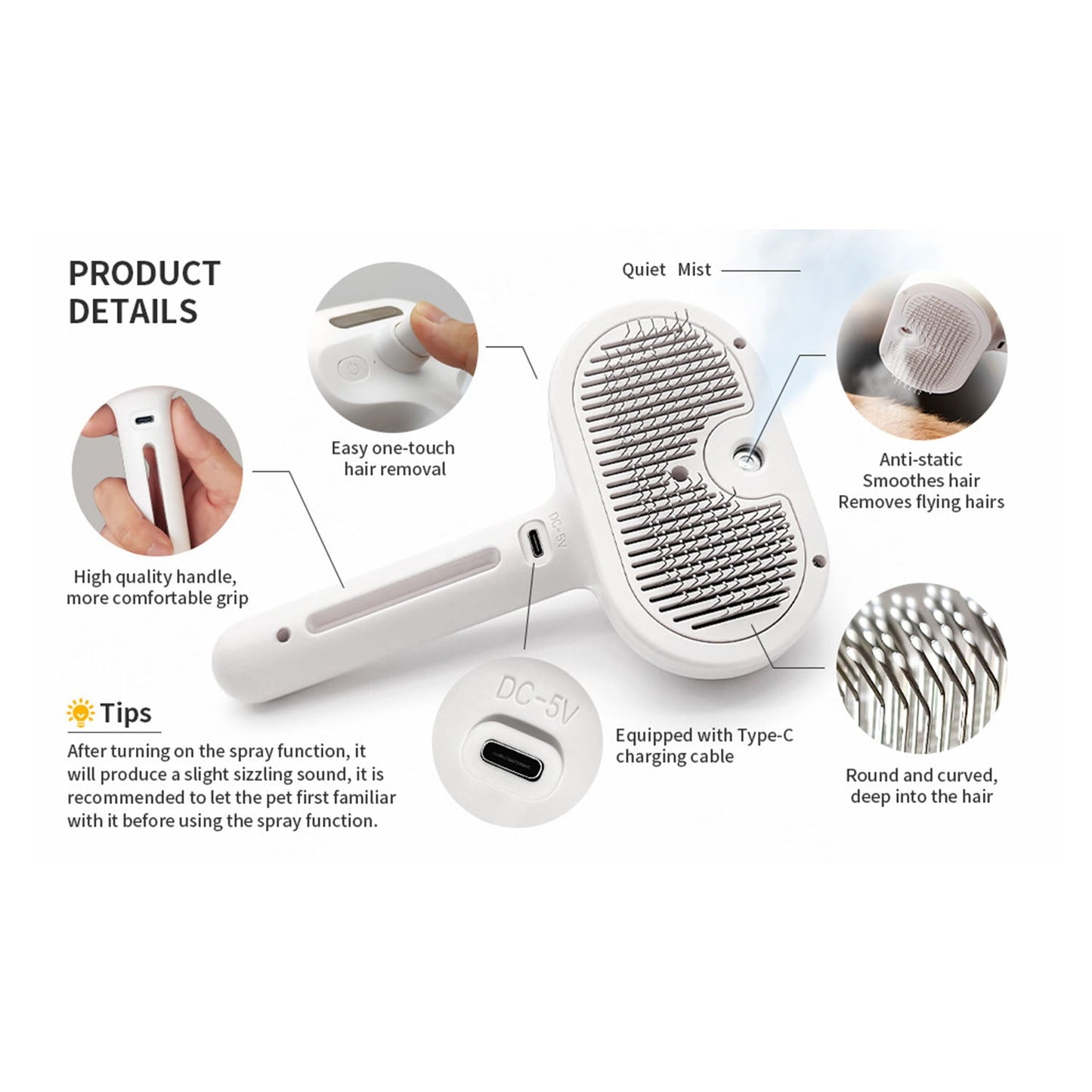 Pawlish™ – Pet Grooming Brush for a Healthy, Happy Coat