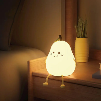 Soft Silicone Night Light – USB Rechargeable & Kid-Friendly
