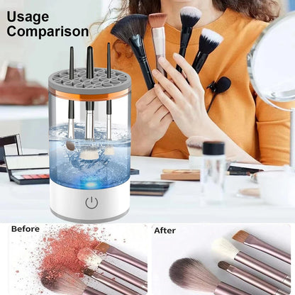 GlamSpin™ – Automatischer elektrischer Make-up-Pinselreiniger