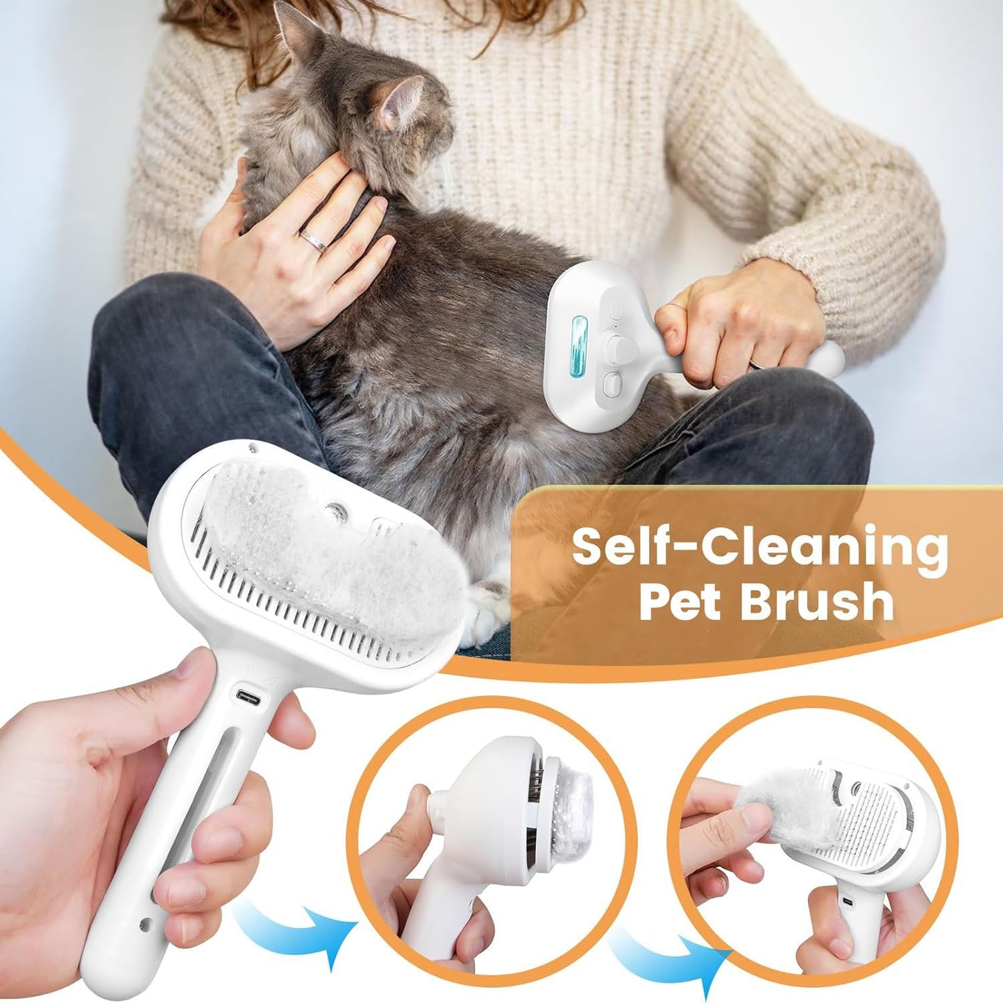 Pawlish™ – Pet Grooming Brush for a Healthy, Happy Coat