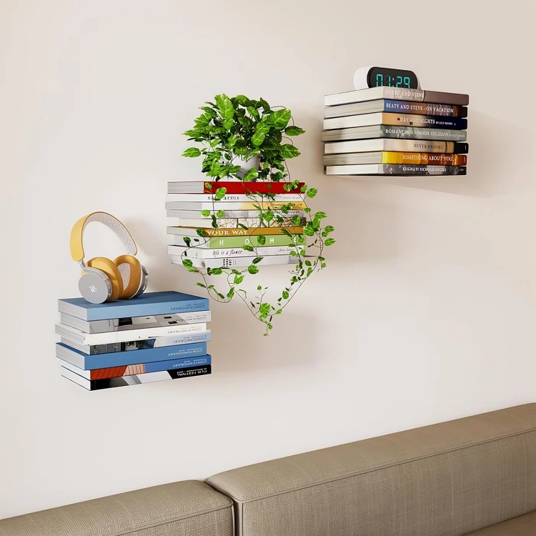 FloatShelf™ – Das unsichtbare Bücherregal für einen modernen, schwebenden Look