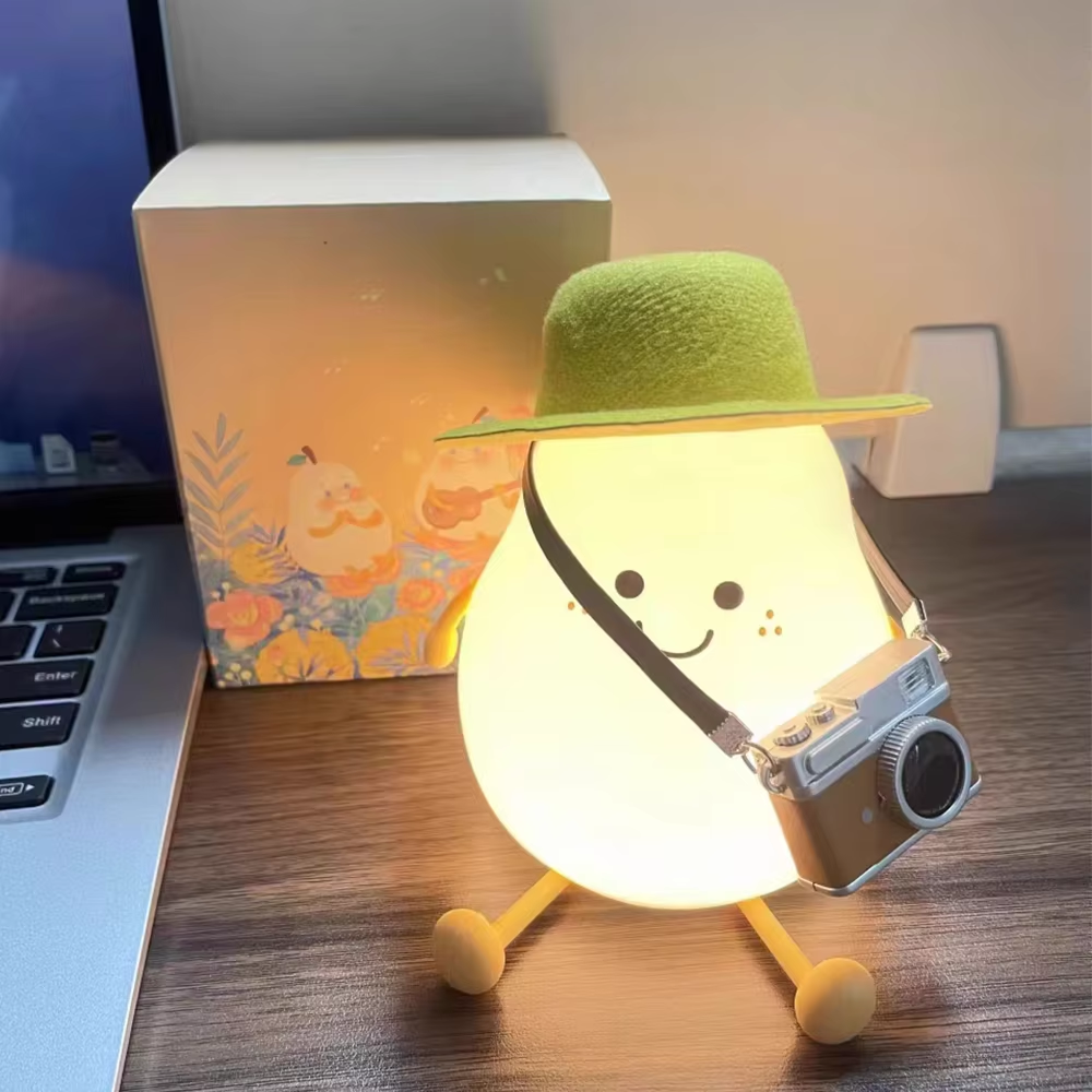 Soft Silicone Night Light – USB Rechargeable & Kid-Friendly