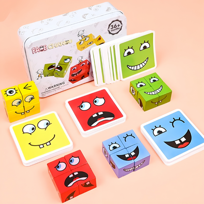EmotiPlay™ – Holzpädagogisches Spielzeug für Emotionen & Motorik