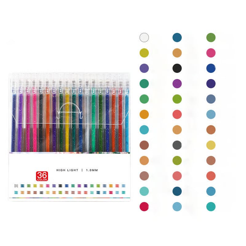 LumiGlide™ – Glitter Gel Pen Collection