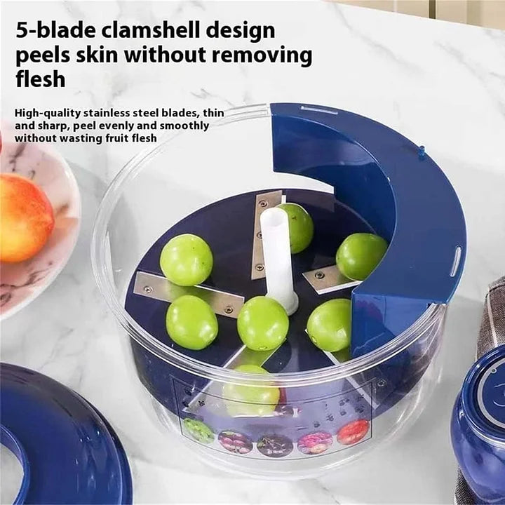 PeelMate™ – Electric Rechargeable Fruit & Veggie Peeler