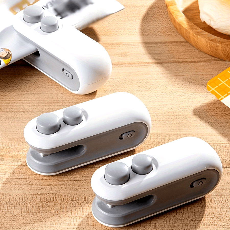 2-in-1 Bag Sealer – Portable & Rechargeable