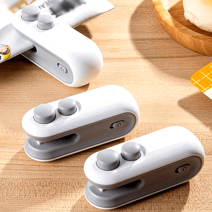 2-in-1 Bag Sealer – Portable & Rechargeable