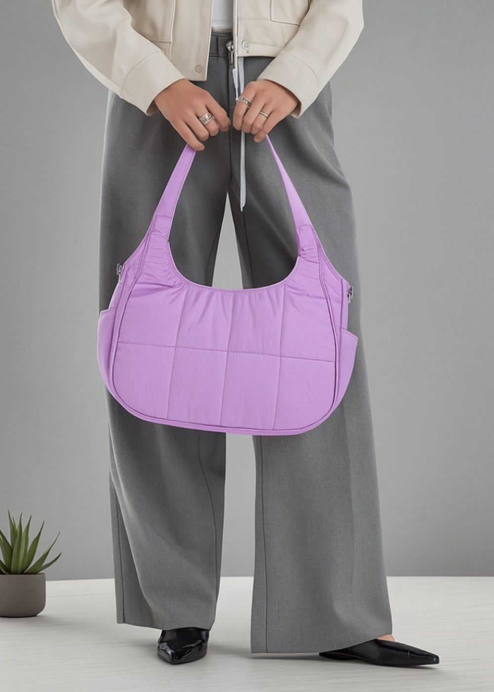 Veloura™ Quilted Mini Bag – Lightweight Style, Everyday Versatility