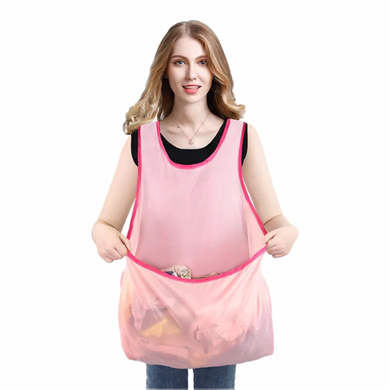 LaundryMate™ – Convertible Apron & Laundry Bag